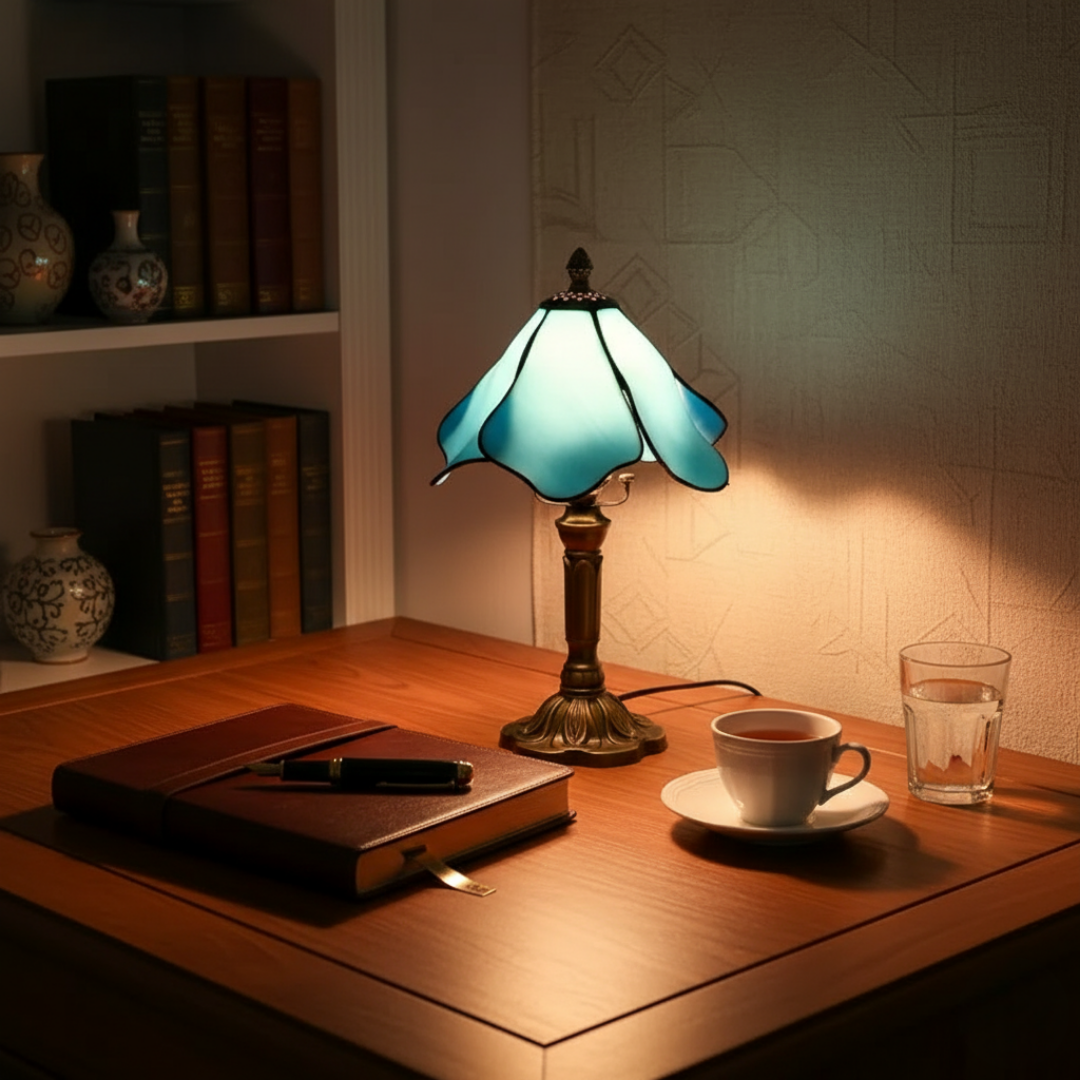 Luminária de Mesa Barroca Vintage Romântica