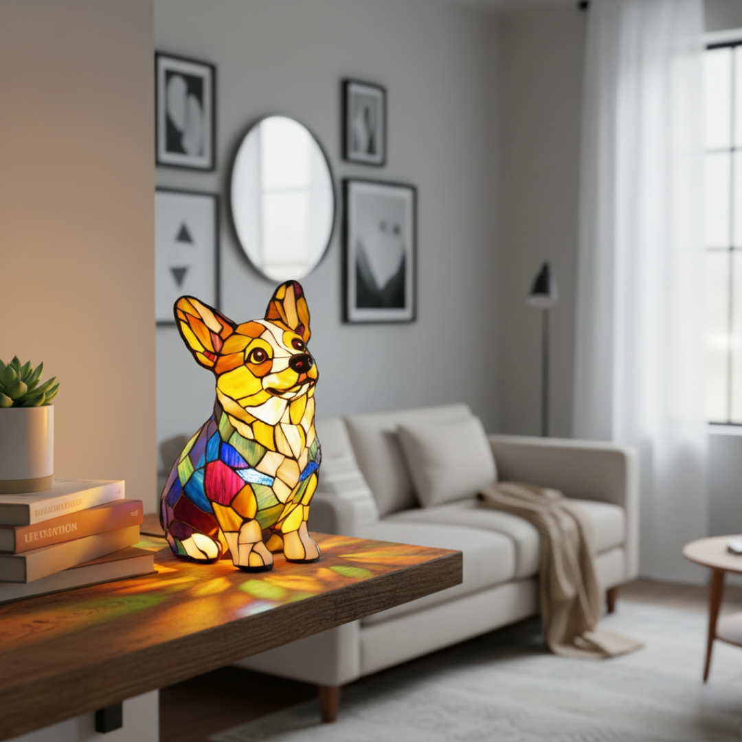 Luminária Corgi Gracioso do Brilho Eterno