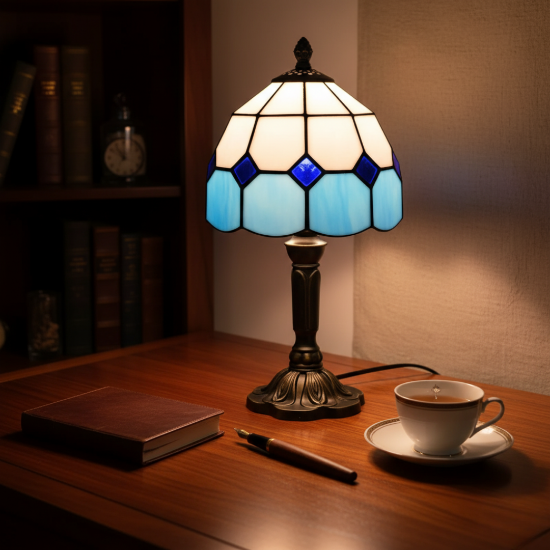 Luminária de Mesa LED Estilo Mediterrâneo