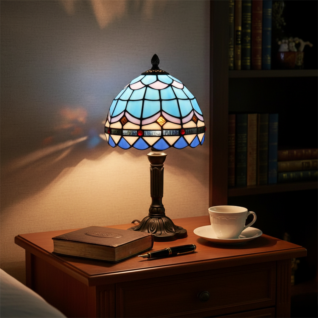 Luminária LED Barroca Dourada Retrô