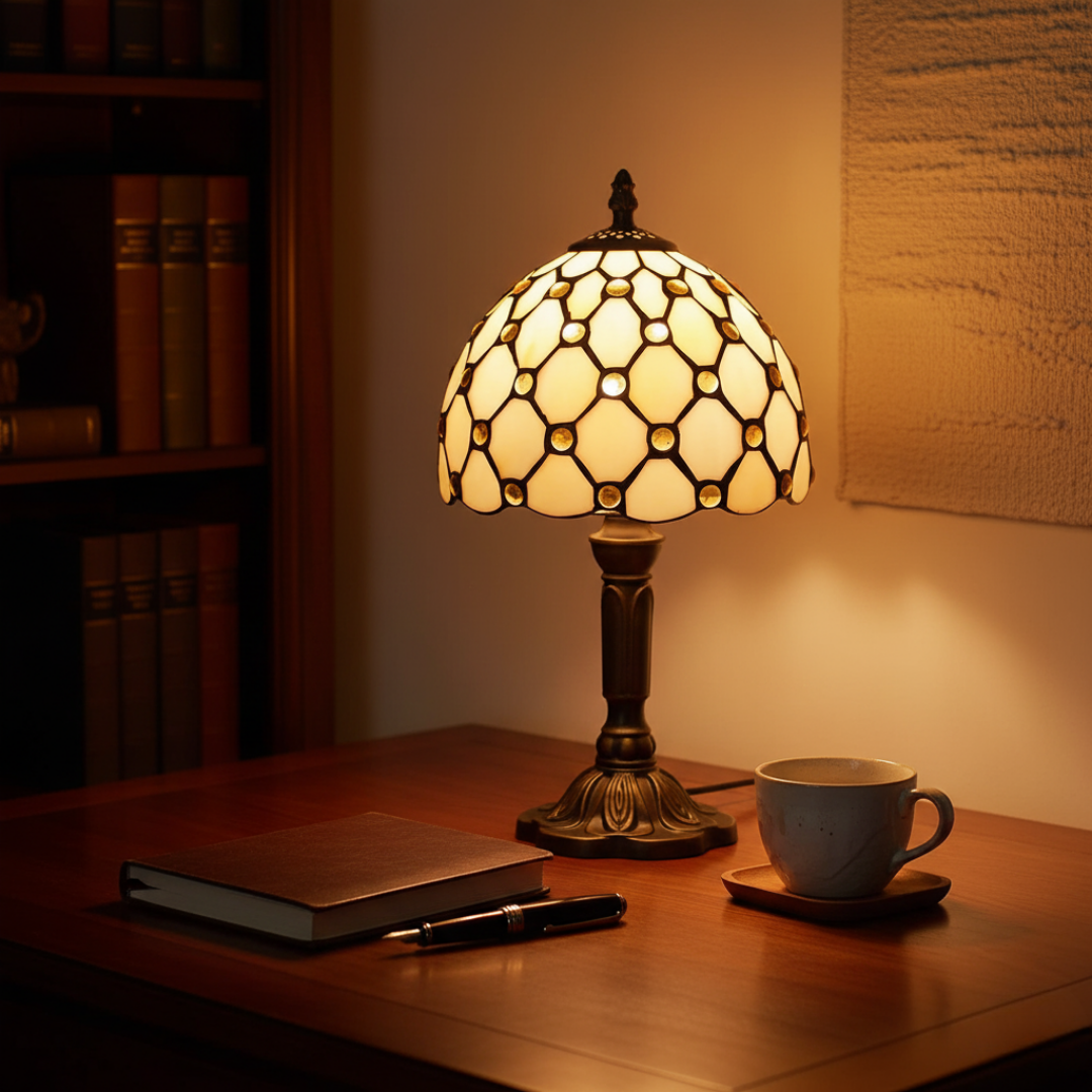 Luminária de Mesa Barroca Vintage de Luxo