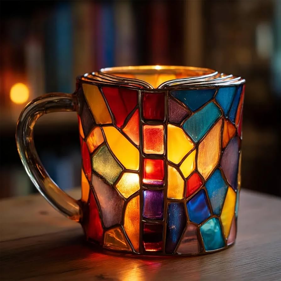 Caneca de Livro Aurora 3D Artesanal
