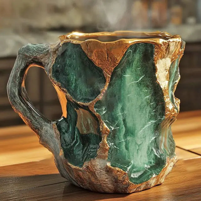 Canecas de Café com Cristais e Minerais